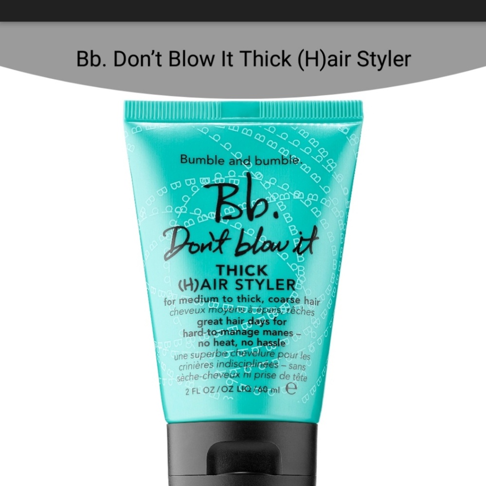 BUMBLE AND BUMBLE DON'T BLOW IT THICK HAIR STYLER